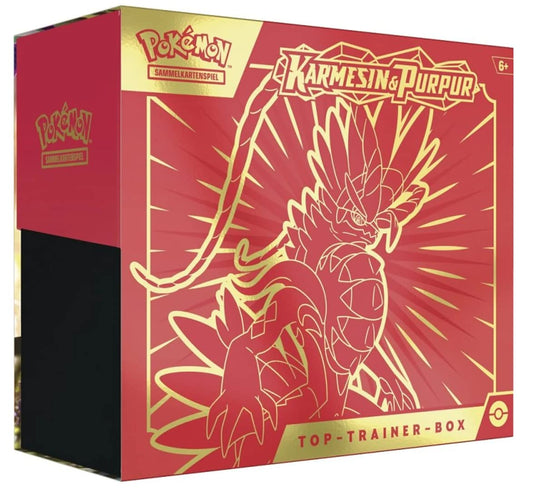 Pokémon KP01 Karmesin & Purpur Top Trainer Box Koraidon (DE)